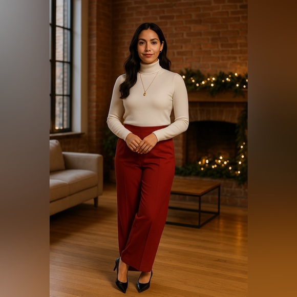 Vince Pants - 🌹 NWT VINCE Culotte in Deep Merlot | 14 | Gorgeous Drapey Luxe Fabric